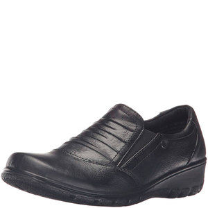 Easy Street Women Proctor Flats Manmade Black 9.5M